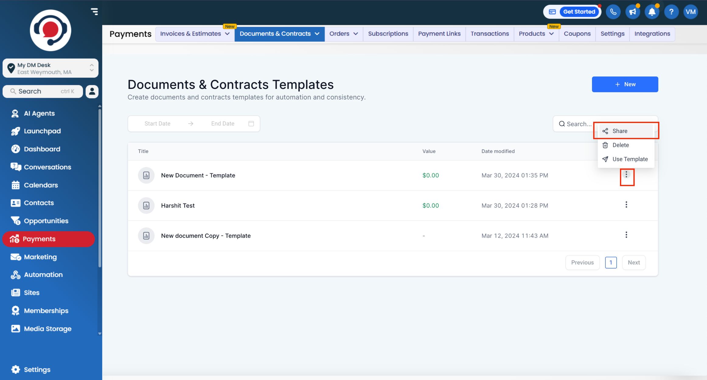 Contracts