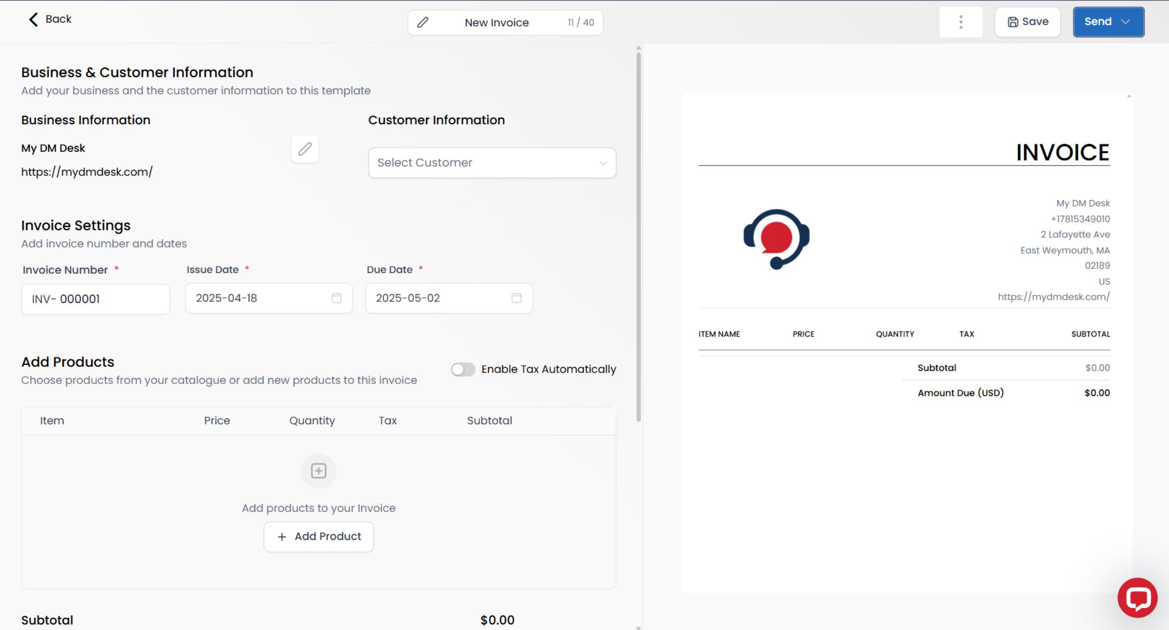 Invoices