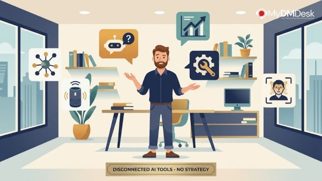 Small business struggling with fragmented AI tools and no clear AI strategy